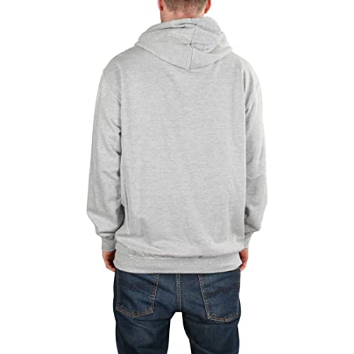 etnies Corp Combo Hoodie Sudadera con Capucha, Gris/Jaspeado, M para Hombre