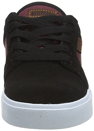 Etnies Kids Barge LS, Zapatos de Skate, Negro, Rojo, 30 EU