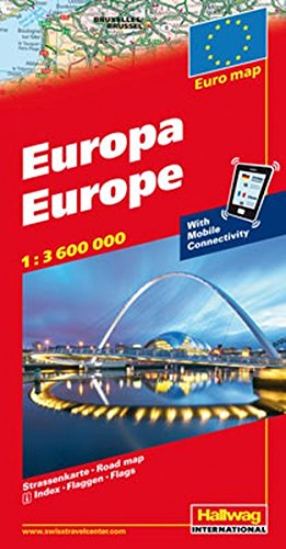 EUROPA MAPA CARRETERAS HALLWAG (Cartes routieres)
