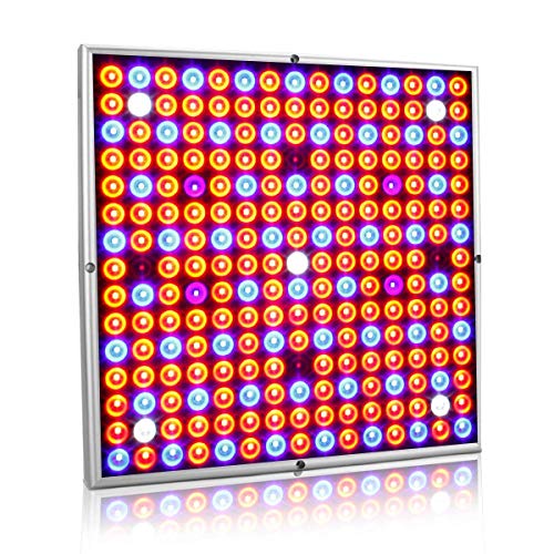 Exmate LED Grow Lights Full Spectrum 45W, 225 LED Luces de Cultivo de Plantas Interior Rojo Azul Blanco IR UV para Plantas Verduras Flores Crecimiento