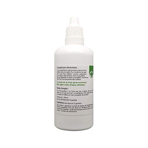 Extracto de semillas de pomelo – Dr Drevon – sin amargura - Bote de 100 ml - Vitalidad - Defensa inmunitaria