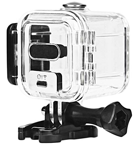 Eyeon Carcasa Impermeable Buceo Estuche Protectora Carcasa Agua para la Cámara de Acción GoPro Hero 5 Session, Hero 4 Session, Hero Session  Fotografía y Vídeo Subacuático 