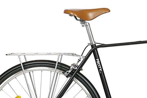 Fabric City Classic-Bicicleta de Paseo (M-53cm, Classic Matte Black Deluxe)