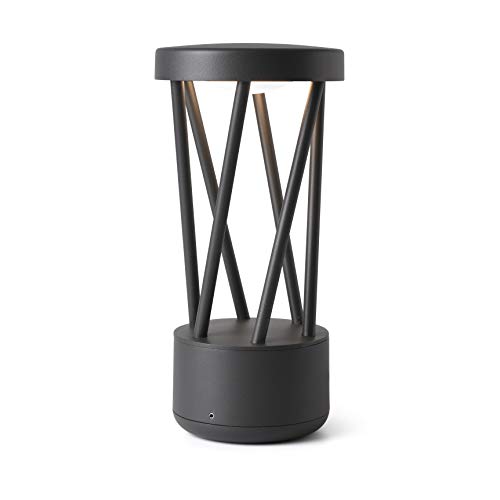 Faro Barcelona 71286 - TWIST LED Lámpara sobremuro gris oscuro diseñado por ESTUDI RIBAUDÍ