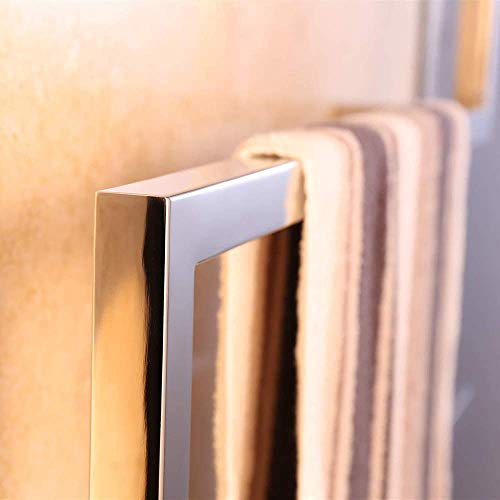 FBBSZSD Secatoallas eléctrico, toallero eléctrico con Temporizador, 2H, 4H, radiador de Pared enchufable/con Cable para baño doméstico, 800 x 600 mm, Enchufe Código de Producto: MJJDR-11