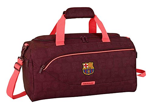 FCB Safta Bolsa De Deporte F.C. Barcelona 3ª Equip 17/18 Oficial 500x250x250mm, Granate