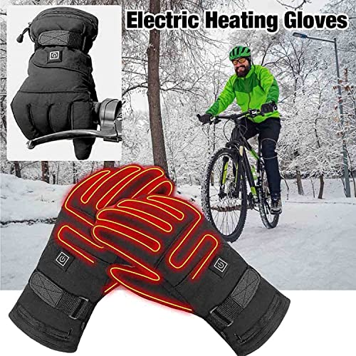 FCPLLTR Guantes con calefacción Guante con calefacción con calefacción Montar por esquí Ski Snowboard Glovesloves Senderismo Ciclismo Caza Guantes Delgados Mano Calentador para Hombres Mujeres