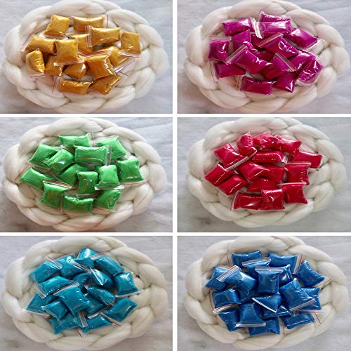 Felt Wool Fairy Wool 36 Colores Conjunto De Lana De Fieltro Fairy Wool Felt Needles Tool Fairy Wool Beginner Set Para Fieltro De Aguja DIY Craft (36 Colores 3g / Colores)