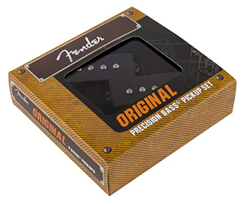 Fender 099-2046-000 Pastilla de Bajo de Precisión Original - Negro Original Vintage