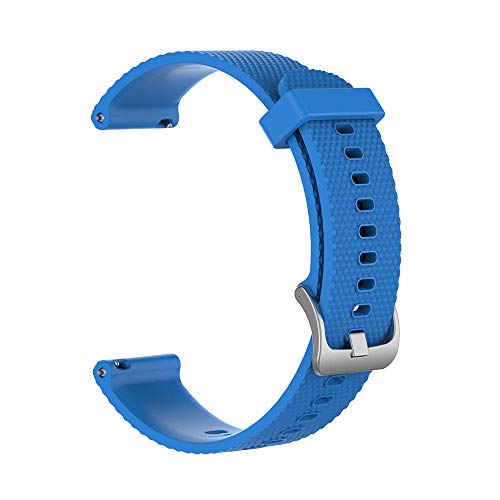 Ficocean Correa de Reloj Compatible para Polar Ignite, Pulsera de Silicona Brazalete de Repuesto Banda de Deportes Correa de Muñeca para Polar Ignite (Azul, L)