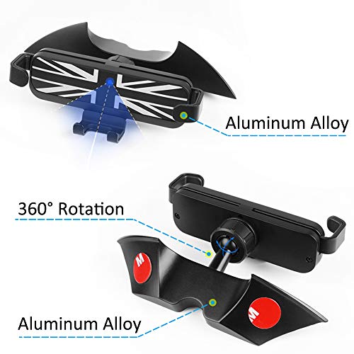 FIEMACH Soporte para TeléFono MóVil para Mini Cooper S Jcw One F54 F55 F56 F57 F60, Soporte Especial para TeléFono MóVil De NavegacióN para Pantalla De Control Central