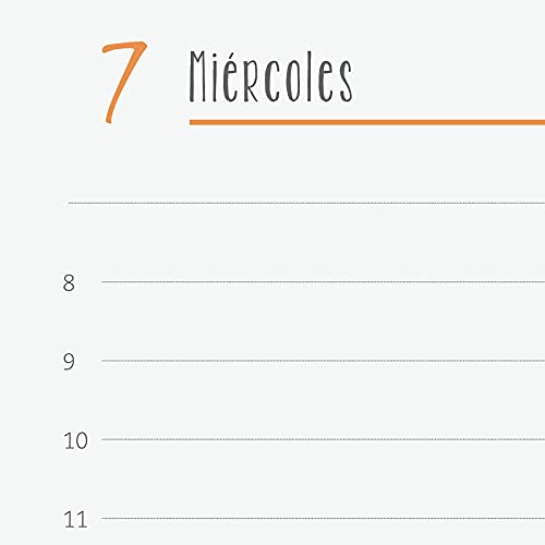 Finocam - Agenda 2022 1 Día Página, de Enero 2022 a Diciembre 2022 (12 meses) 8º - 150x169 mm Talkual Creativas Español