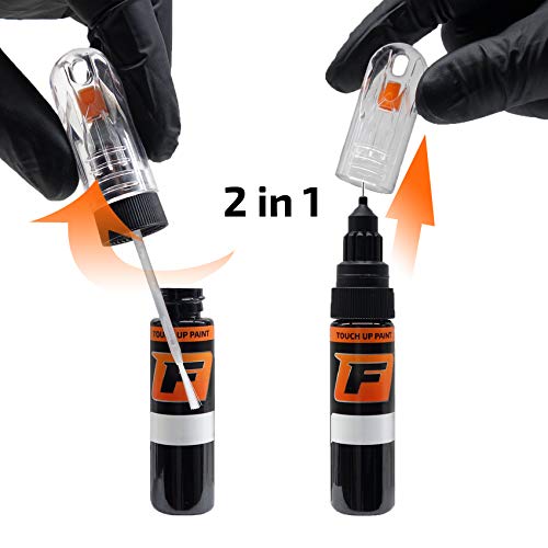 FIRANTO Kit de Pintura de Retoque Coche para BMW Motorcycles WM4F Valencia Orange, Set de Reparación de Rayones y Arañazos Incluye 15 ml Bolígrafo para Retocar Pintura Coche, Primer y Barniz