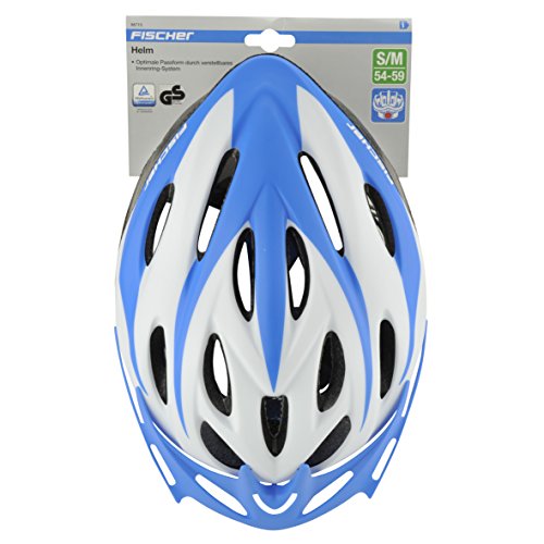 Fischer Sportiv Bicicleta Casco, Todo el año, Unisex, Color Weiß, tamaño Small/Medium