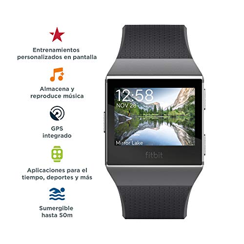 Fitbit Ionic, El Smartwatch Deportivo, Carbón/Gris Cobalto