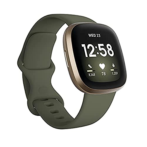 FITBIT Versa 3 Soft Gold Aluminum/Olive