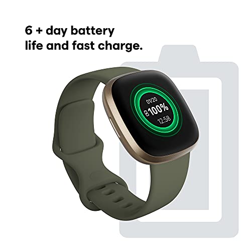 FITBIT Versa 3 Soft Gold Aluminum/Olive