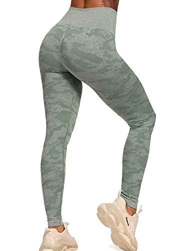 FITTOO Leggings Sin Costuras Mallas Mujer Pantalon Deportivo Alta Cintura Yoga Elásticos Seamless Verte X-Chica