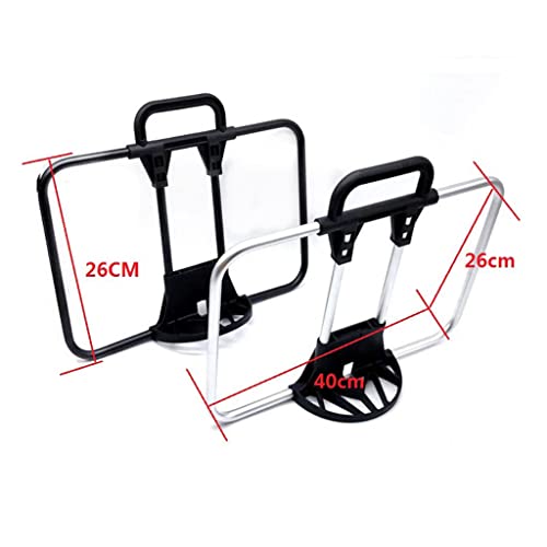 FITYLE Bicicleta Plegable Bolsa Frontal Soporte Rack para Brompton Bicicleta Delantero Carga Bolsa Accesorios - Negro