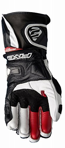 FIVE GLOVES RACING RFX1, Black / White, Size M | 0117021909