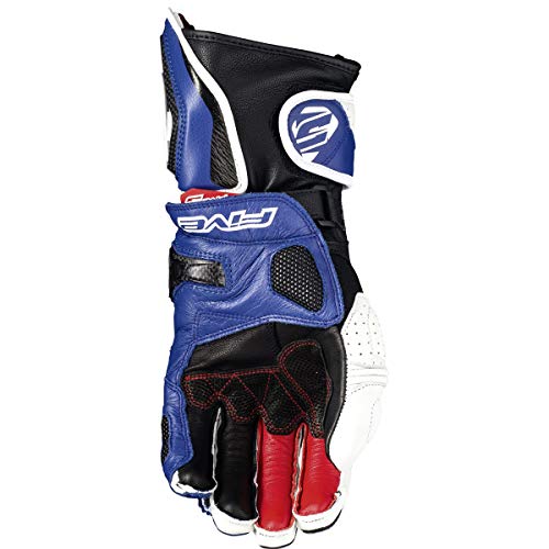 FIVE GLOVES RACING RFX1, White / Blue, Size XL | 0117025411