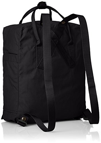 Fjällräven Kånken Mochila de senderismo, Unisex Adulto, Negro (Black), 16 L (38 x 27 x 13 cm)