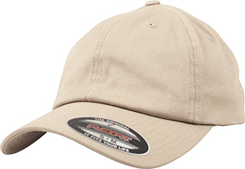 Flexfit (FLEYK) Flexfit Cotton Twill Dad Cap unisex, caqui, L/XL (Talla fabricante: L/XL)