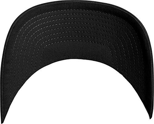 Flexfit Wooly Combed Gorra de béisbol para Unisex adulto, Negro (blk/blk), S/M