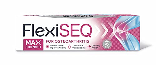 Flexiseq - Gel para aliviar el dolor articular para la osteoartritis, 50g, 1 unidad [empaque pueded variar]