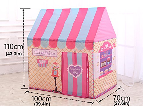 Floving Tienda combinada Infantil Rosa, Tienda de Caza Rosa, túnel Combinado (Tent)