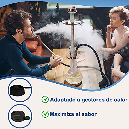 Fly Hookah Cazoleta Cachimba Vol.I - Tarro de Alta Calidad para Shisha Hookah Premium - Barro Blanco - Alto Rendimiento y Adaptado a Todos los Gestor de Calor Shisha