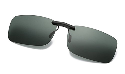 Flydo Lentes de gafas de sol polarizadas para anteojos recetados-Buenas gafas de sol estilo clip para gafas de miopía al aire libre/conducción/pesca/accesorio gafas UV400