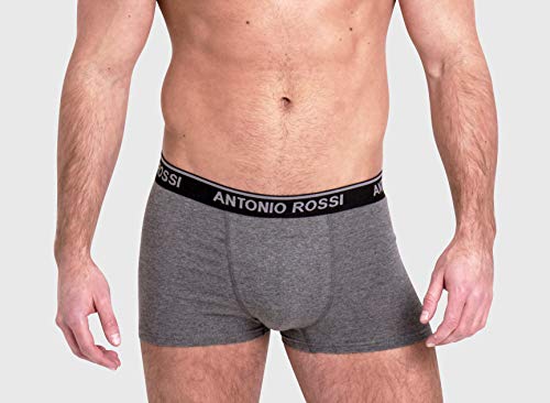 FM London Antonio Rossi Fitted Boxer para Hombre, Mulitcolor, M, Pack of 12