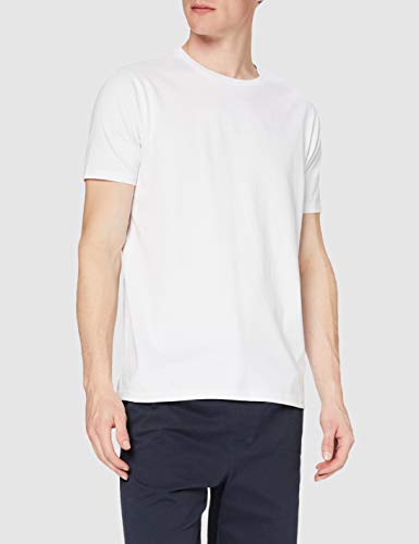 FM London - Camiseta para hombre, 100 % algodón, peso medio, entallada, 3 unidades