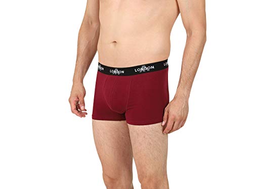 FM London Fitted Boxer, Multicolor (Classic Mix 10), X-Large (Pack de 8) para Hombre