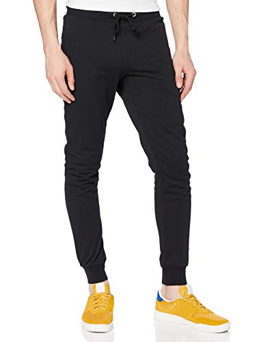 FM London Hyfresh Slim Fit, Pantalones deportivos Hombre, Negro (Black 01), Large