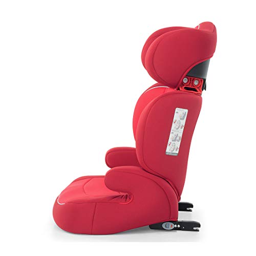 Foppapedretti - Time duoFix Silla de coche grupo 2/3 (15-36 Kg), Red