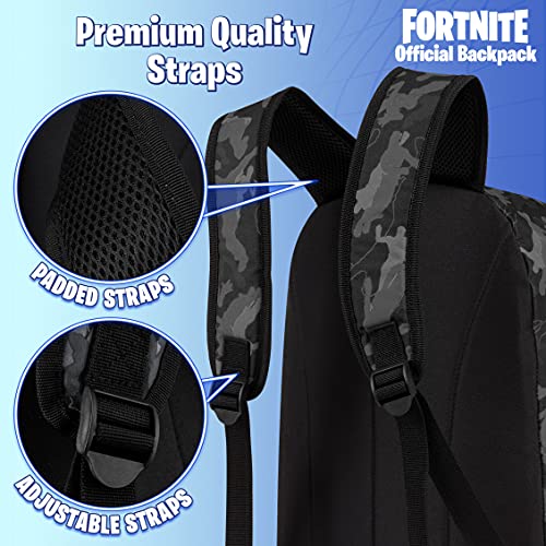 Fortnite Mochilas Escolares Juveniles para Niños, Mochila Escolar de Gran Capacidad para Colegio, Regalos para Niños y Adolescentes