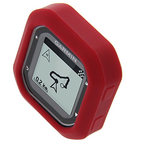 foto-kontor Funda para Garmin Edge 20 Edge 25 Protectora Silicona Carcasa protección roja