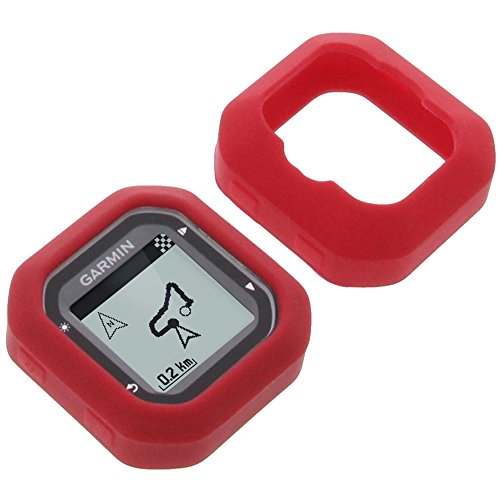 foto-kontor Funda para Garmin Edge 20 Edge 25 Protectora Silicona Carcasa protección roja