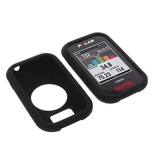 foto-kontor Funda para Polar V650 Protectora Silicona Carcasa protección Negra