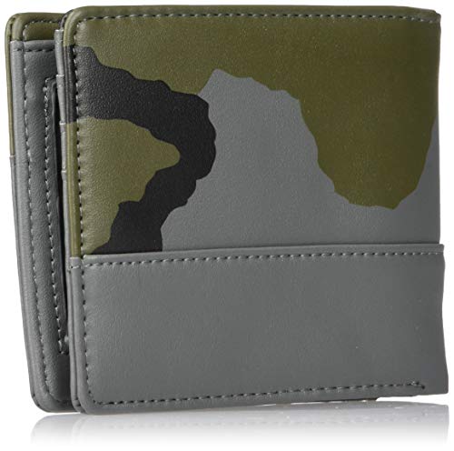 Fox Racing Men's The Corner Bi-Fold Wallet Camo Gray