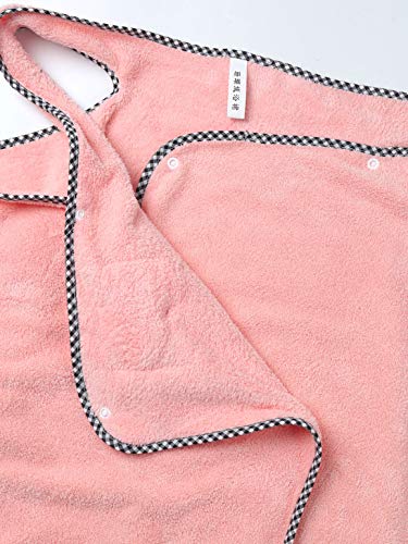 Freebily Albornoces para Niñas de Tirantes con Bowknot Albornoz Infantil Ropa de Baño Ducha Una Pieza Bata Pijama Niñas Cálido Traje Ropa de Dormir Noche Rosa 4-14 años