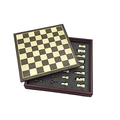 FTFTO Chess Quality Wood Set Solid Wood Chess Pieces Coffee Table Wooden Chessboard 2828cm