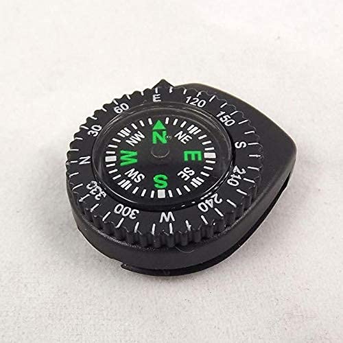 FTFTO Mini Wristband Compass Portable Detachable Watch Band Slip Hiking Travel Wrist Travel Emergency Survival Navigation Tool