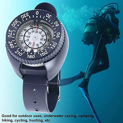 FTFTO Wrist Watch Compass Outdoor Camping Survival Adventure Hiking Waterproof Diving Compass Swimming Water Sport Navigation Tool