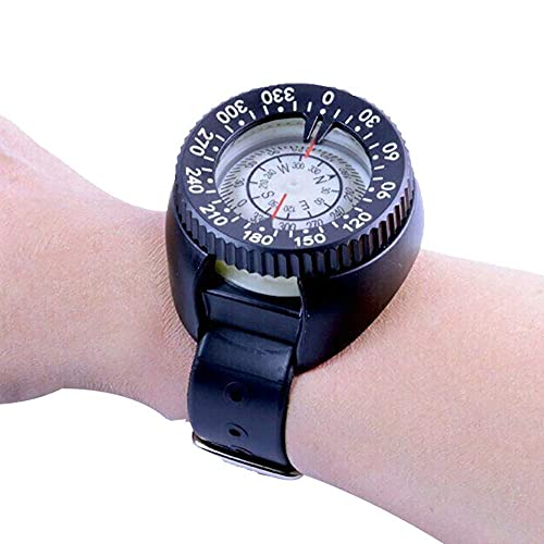 FTFTO Wrist Watch Compass Outdoor Camping Survival Adventure Hiking Waterproof Diving Compass Swimming Water Sport Navigation Tool