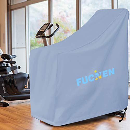 FUCNEN Fundas para Bicicleta Estatica Grandes Exterior Funda para Bici Spinning Funda Impermeable Bicicleta Estatica Bici Estatica Funda antilluvia Sol y Polvo para el hogar Almacenamiento Exterior