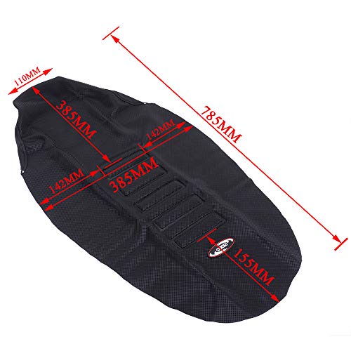 Funda de Goma Suave Universal para Asiento de Motocicleta K.T.M Honda Yamaha Kawasaki Suzuki Husqvarna SX DRZ XCF RMZ KXF YZF 125 250 300 450