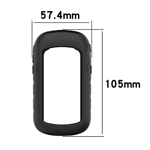 Funda protectora de silicona para Garmin eTrex 22x, para Garmin eTrex 20x/22x/32x/309x/201x (silicona negra)